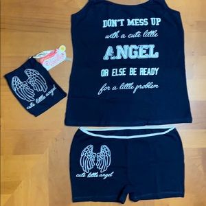 Egyptian Cotton Top and Shorts set